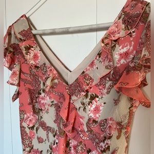 Y2k Flouncy Asymmetrical Midi Dress